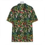 Tropical Patchwork Pattern Print Hawaiian Shirt