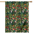 Tropical Patchwork Pattern Print House Flag