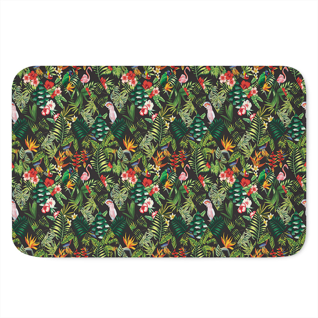 Tropical Patchwork Pattern Print Indoor Door Mat