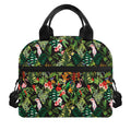 Tropical Patchwork Pattern Print Insulated Lunch Bag