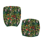 Tropical Patchwork Pattern Print Office Chair Cover