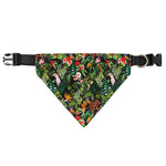 Tropical Patchwork Pattern Print Over The Collar Dog Bandana