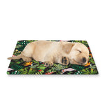 Tropical Patchwork Pattern Print Pet Cooling Mat Cover