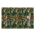 Tropical Patchwork Pattern Print Placemat