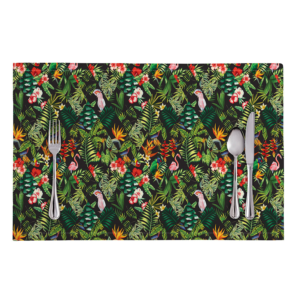 Tropical Patchwork Pattern Print Placemat