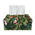 Tropical Patchwork Pattern Print Rectangle Tissue Box Cover
