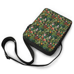 Tropical Patchwork Pattern Print Rectangular Crossbody Bag