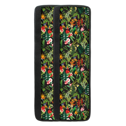 Tropical Patchwork Pattern Print Refrigerator Handle Covers