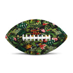 Tropical Patchwork Pattern Print Rugby Ball