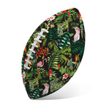 Tropical Patchwork Pattern Print Rugby Ball