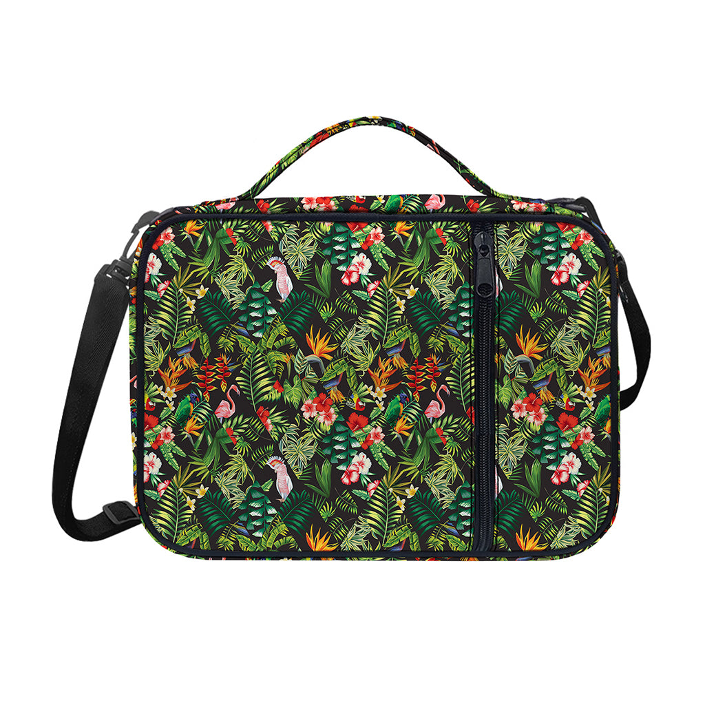 Tropical Patchwork Pattern Print Shoulder Strap Bible Bag