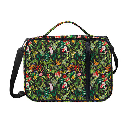 Tropical Patchwork Pattern Print Shoulder Strap Bible Bag