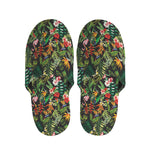 Tropical Patchwork Pattern Print Slippers