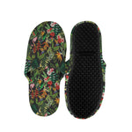Tropical Patchwork Pattern Print Slippers