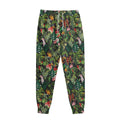 Tropical Patchwork Pattern Print Sweatpants