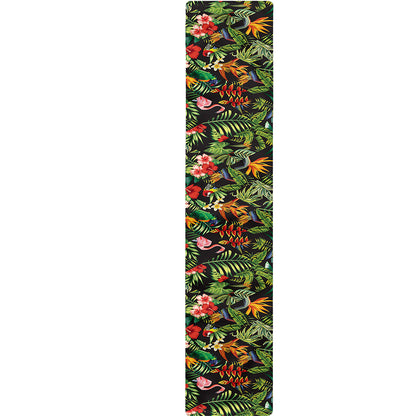 Tropical Patchwork Pattern Print Table Runner
