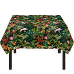 Tropical Patchwork Pattern Print Tablecloth