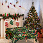 Tropical Patchwork Pattern Print Tablecloth