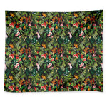 Tropical Patchwork Pattern Print Tapestry