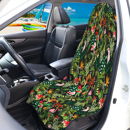 Tropical Patchwork Pattern Print Waterproof Car Seat Cover
