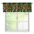Tropical Patchwork Pattern Print Window Valance