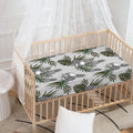 Tropical Pineapple Skull Pattern Print Baby Crib Sheet
