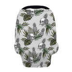 Tropical Pineapple Skull Pattern Print Baby Seat Cover