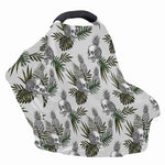 Tropical Pineapple Skull Pattern Print Baby Seat Cover