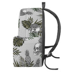 Tropical Pineapple Skull Pattern Print Backpack