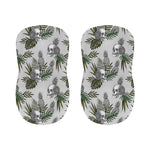 Tropical Pineapple Skull Pattern Print Bar Stool Covers