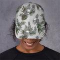 Tropical Pineapple Skull Pattern Print Baseball Cap