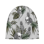 Tropical Pineapple Skull Pattern Print Beanie