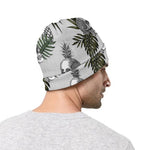 Tropical Pineapple Skull Pattern Print Beanie