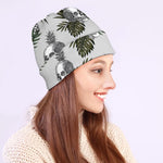 Tropical Pineapple Skull Pattern Print Beanie