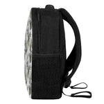 Tropical Pineapple Skull Pattern Print Casual Backpack