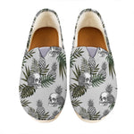 Tropical Pineapple Skull Pattern Print Casual Shoes