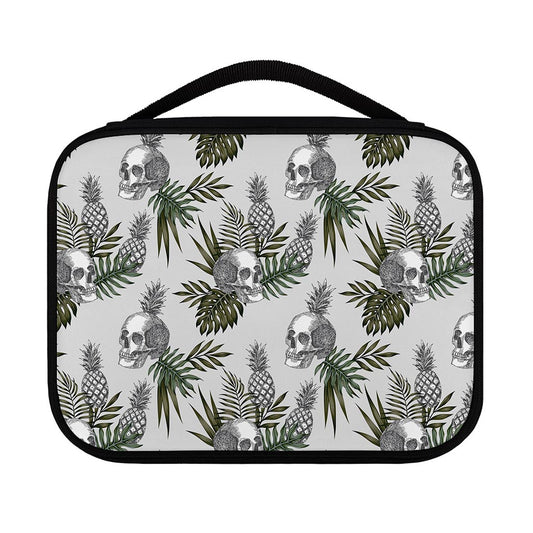 Tropical Pineapple Skull Pattern Print Classic Bible Case