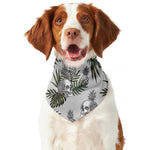 Tropical Pineapple Skull Pattern Print Dog Bandana