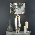 Tropical Pineapple Skull Pattern Print Drum Lamp Shade
