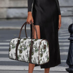 Tropical Pineapple Skull Pattern Print Duffle Bag