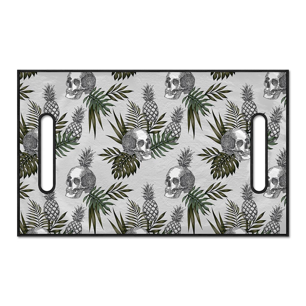 Tropical Pineapple Skull Pattern Print Golf Cart Seat Cover