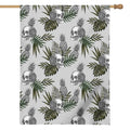 Tropical Pineapple Skull Pattern Print House Flag