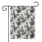 Tropical Pineapple Skull Pattern Print House Flag