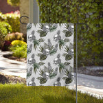Tropical Pineapple Skull Pattern Print House Flag