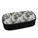 Tropical Pineapple Skull Pattern Print Insulin Cooler Travel Case