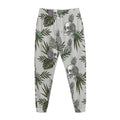 Tropical Pineapple Skull Pattern Print Jogger Pants