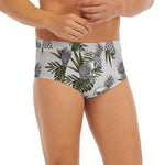 Tropical Pineapple Skull Pattern Print Men's Briefs