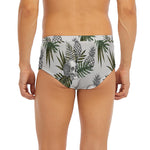 Tropical Pineapple Skull Pattern Print Men's Briefs
