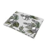 Tropical Pineapple Skull Pattern Print Pet Cooling Mat Cover