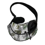 Tropical Pineapple Skull Pattern Print Pet Sling Carrier